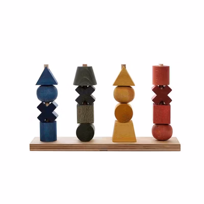Wooden Fence Puzzle XL - Colorful