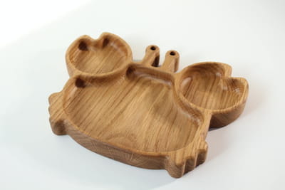 Wooden Plate For Kids - Crab