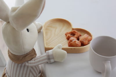Wooden Plate For Kids - Heart