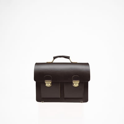 Briefcase No. 35 - Dark Brown