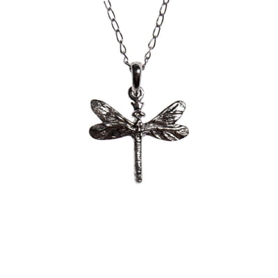 Dark Dragonfly Pendant