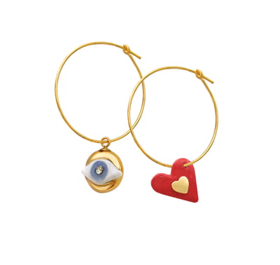 2 Love And Protect U - Earrings