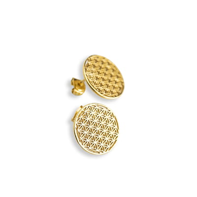 Flower Of Life Stud Earrings M