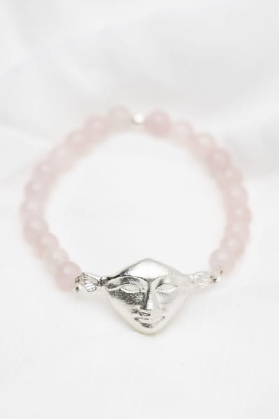 Hathor Harmony Bracelet - Rose quartz