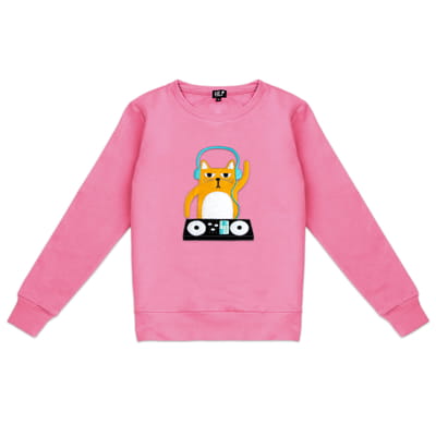 Women’s DJ Cat Sweatshirt