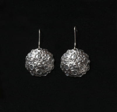 Moon Earrings - Sterling Silver