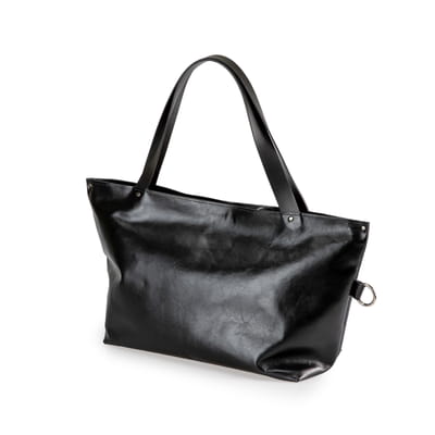 Large Handbag Lima - Soft Black Leather