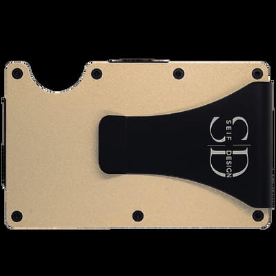 Lite Gold - Card Holder with RFID Blocking