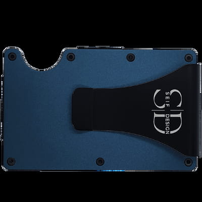 Lite Blue - Card Holder with RFID Blocking