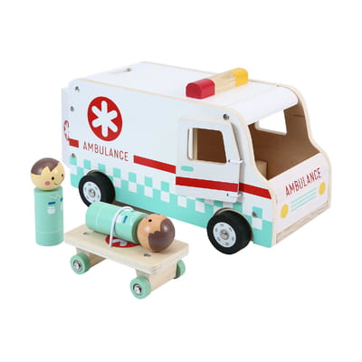 Wooden Ambulance Car