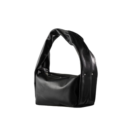 Soft Leather Baguette Handbag Luna