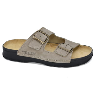 Meeliku Leather Sandals - Grey