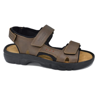 Lauri Leather Sandals - Brown