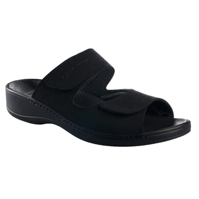 Professional Heel-Cushioned Sandals - Black