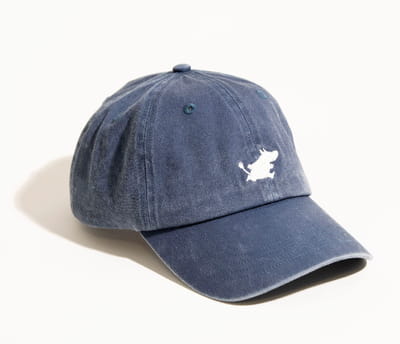 Moomintroll Washed Denim Adult Cap - Blue