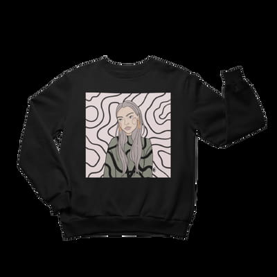 Unisex Crewneck Sweatshirt with Illustration - Decision