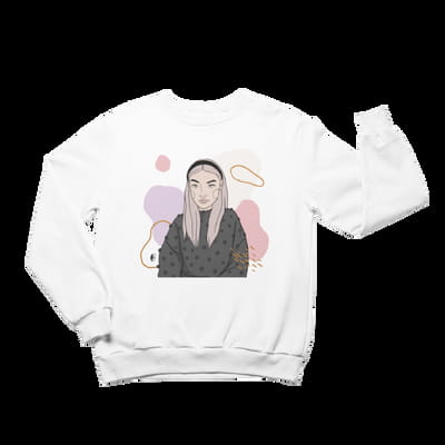 Unisex Crewneck Sweatshirt with Illustration - In Time