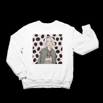 Unisex Crewneck Sweatshirt with Illustration - It's Not Me It's You