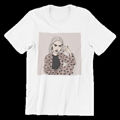 Unisex Organic Cotton T-shirt with Illustration - Stay Rad