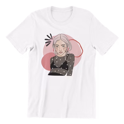 Unisex Organic Cotton T-shirt with Illustration - Cozy Cupid