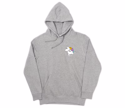 Premium Hoodie Moomintroll - Grey