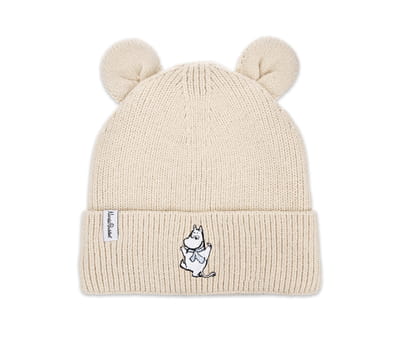 Moomintroll Winter Hat With Ears for Kids - Beige