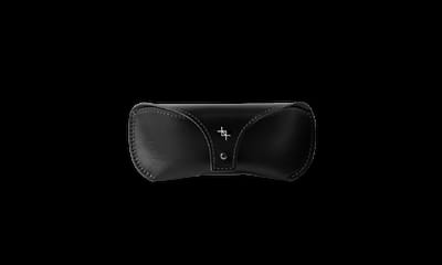 Leather Case Brillebox - Black