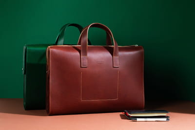 Briefcase Model Brief - Cognac