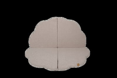 Play Mat for Kids - Cloud Shaped Bearly Light Grey