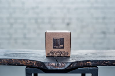 Hand-made Soy Wax Candle with Light Vanilla Scent