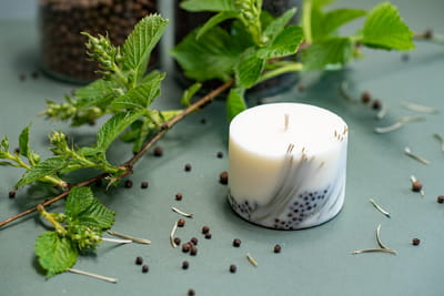 Hand-made Soy Wax Candle with Juniper Scent