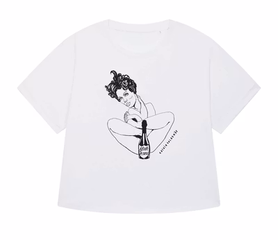 Women's Cropped T-shirt "Male Tears"